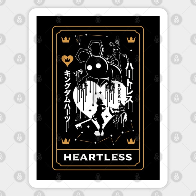 Heartless Tarot Card Magnet by logozaste